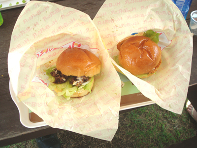 淡路牛バーガー＆ハモバーガー