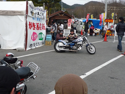 一昨年と同じ場所で